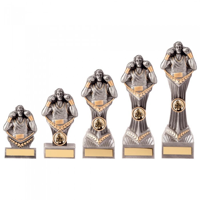 FALCON BOXING LEGEND RESIN TROPHY - 4 SIZES - 15CM - 24CM